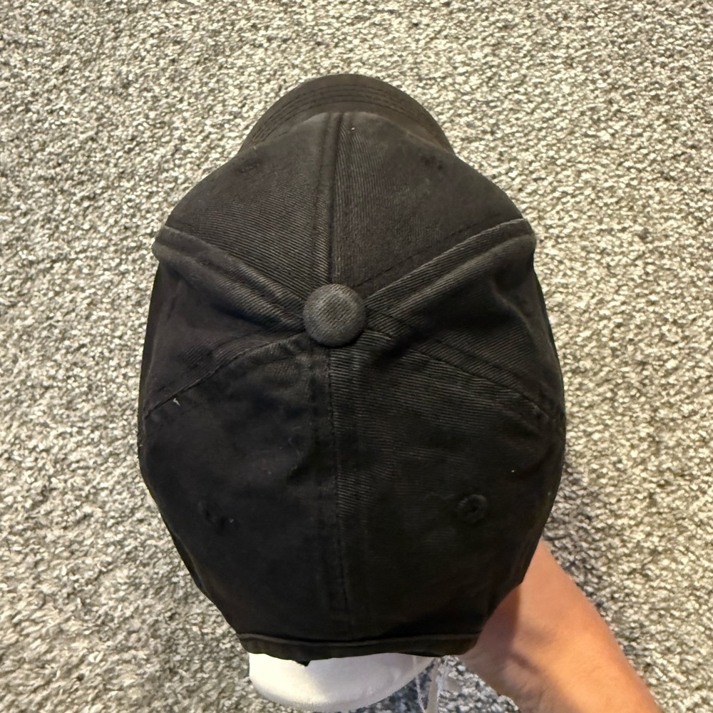 Microsoft Hat Cap StrapBack Structured Adjustable Black OS Computer Software * - Picture 6 of 9